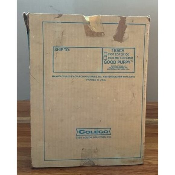 Vintage 1970s Coleco Good Puppy Barks For A Biscuit Toy With Box Ages 2 To 6 - Picture 2 of 13